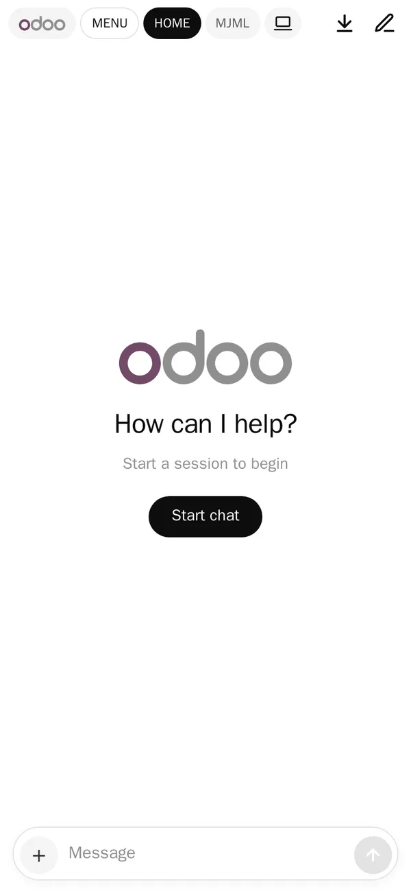 Assistant — screenshot of the app